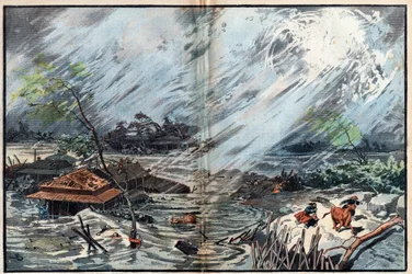 三陸の津波による被害の様子