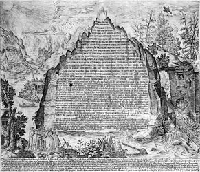 Amphitheatrum sapientiae aeternae "のエングレーヴィング。(永遠の知恵の円形劇場） [Hamburg: s.n.