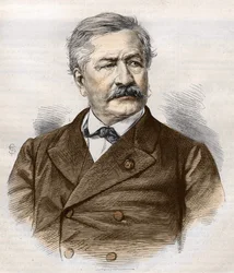 フェルディナン・ド・レセップス（1805-1894）、エングレービング、ビアンケッティ・コレクション