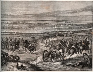 最初の連立La Favorite（イタリア）の戦い、1797年1月、第一次イタリア遠征中のナポレオンのフランス軍とオーストリア軍との間の戦い（1796年～1797年） - The Battle of La Favorite, Italy, 25 Nivose, Year 5 (January 1797).の交戦が行われた。