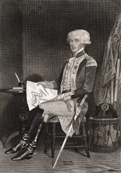 ラ・ファイエット（ラファイエット）将軍（1757-1834）。