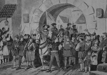ドイツ農民戦争（1524-1526）：ハイルブロンナー・フォーンラインの離反