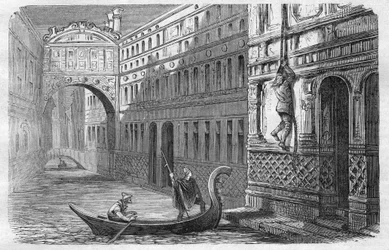 ジャコモ・カサノヴァ（1725-1798）が『リード』から脱出する様子（ヴェネツィア、10月31日