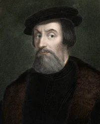 HERNANDO (Hernan) CORTES (Cortez) (1485-1547) イギリスのメキシコ征服者 - 彫刻 - 19世紀