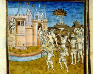 Henri 1er (1008 - 1060) は1054年にWilliam the Conqueror (1027 - 1087) の軍隊と戦った-14世紀後半の「Grandes chroniques de Saint-Denis」に記載されている（参考文献512