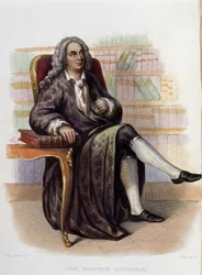 Jean Baptiste (Jean-Baptiste) Rousseau (1670-1741), French poet - in "Le Plutarque francais", Ed. Mennechet