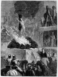 ルーアンで火あぶりにされたジョーン・オブ・アーク（1431年