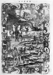 La chute de Phaeton (Phaethon) - in "Les Metamorphoses" by Ovide - Editions de Paris