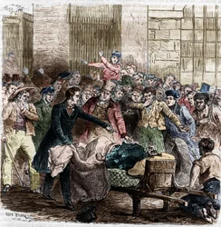 Le Cholera, Paris, 1832年4月。