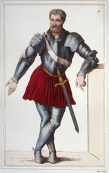 Le chevalier Bayard (1475-1524) エングレーヴィング 1830年