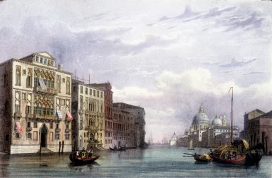 Le grand canal - Marco Moro作、Gio Brizeghel編集の「Album of the Main views of Venice」に収録。Gio Brizeghel, v.1840
