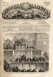 立法機関 - 1861年3月14日の会議 - ピエール・ジュール・バロッシュ（1802-1870）がジュール・ファーブル（1809-1880）に答えた - 1861年の幻想的な宇宙