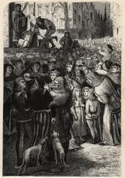 中世の動物裁判-ファレーズの嬰児殺しの雌豚の処刑-アルチュール・マンガンの「L