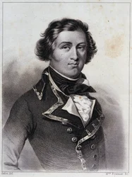 1792年、シャルトル公爵ルイ・フィリップ・ドルレアン。彼は国王ルイ・フィリップ1世（1773-1850）となった。- ルイ・フィリップの政治的・私的生活の歴史」に掲載された彫刻