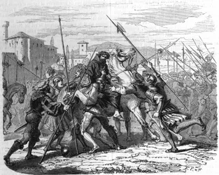 ルドヴィーコ・イル・モーロ、捕虜となる（1500年）。