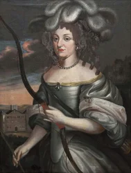 ルイーズ・エリザベート・ド・クールランド - 公爵夫人ルイーズ・エリザベート・オブ・クールランド（1646-1690）、ヘッセン＝ホンブルクのランドグラヴィーネ、匿名 .キャンバスに油彩、17世紀後半。ストックホルム国立博物館