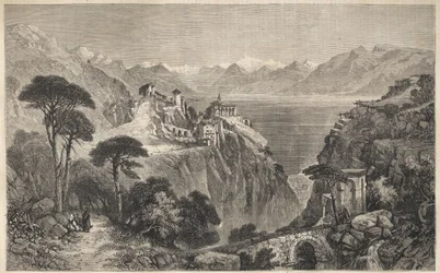 マドンナ・デル・サッソ（スイス） - サッソの聖母の修道院 - マッジョーレ湖畔のロカルノ近郊 - スイス・ティチーノ州 - 1861年