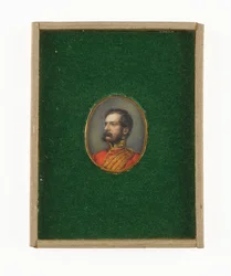 将校の制服を着たウィリアム・ブレット少将（1803～1858年