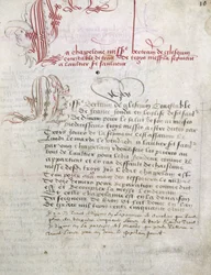 Du Guesclin (Duguesclin) に関連する写本 Bibliotheque Municipale de Dinan.