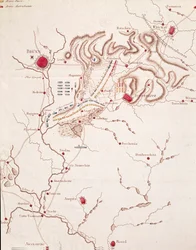 アウステルリッツの戦いの地図、1805年12月2日