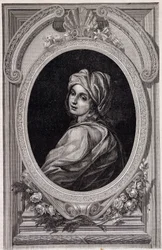 モーリス・ラシャトレ著「ローマ法王の歴史」に掲載されたジャンヌ法王のメダイヨン像