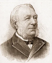 1895年のアカデミー・フランセーズのメンバー：マリー・ルイ・アントワーヌ・ガストン・ボワシエ（1823-1908）の肖像。