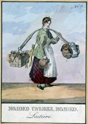 ロシアのミルクディーラー、Bibl. of Arts Deco.