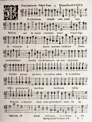 ルドヴィコ・ヴィアダーナ作曲「詩篇」（op16）の楽譜のページです。