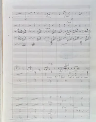 ヘクター・ベルリオーズの『ウェイバリー』序曲 op.1の楽譜のページです。