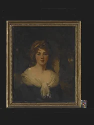 Retrato de uma menina (óleo sobre tela)