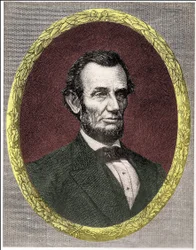エイブラハム・リンカーンの肖像（1809年〜1865年） 第16代アメリカ合衆国大統領（1861年〜1865年