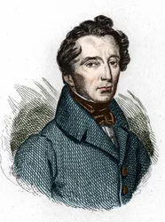 アルフォンス・ド・ラマルティーヌ（1790～1869）フランスの詩人の肖像。