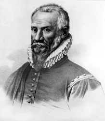 フランスの外科医、アンブロワーズ・パレ（1509-1590）の肖像