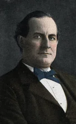 アメリカの政治家ウィリアム・ジェニングス・ブライアン（1860-1925）の肖像 20世紀初頭 クロモリトグラフ