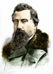 Amilcare Ponchielli（1834 - 1886）イタリアの作曲家の肖像。