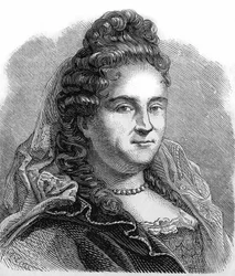 アンヌ・ルフェーヴル（Mme Dacier）の肖像。フランスの博学者（1647年～1720年）。