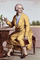 フランスの化学者、アントワーヌ・ローラン・ド・ラヴォアジエ（1743-1794）の肖像。