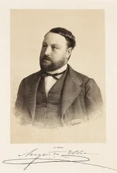 スペインの政治家アウグスト・ウリョア（1823-1879）の肖像。マドリード、国立図書館。