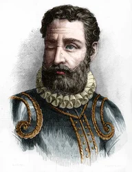 カモエンスの肖像 Luis Vaz de Camoens ポルトガルの詩人（1525-1580）。