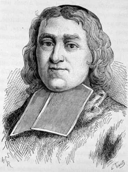 フルーリー枢機卿（1653-1743）（アンドレ・エルキュール・ド・フルーリー）の肖像。19世紀末、H.Martinの「Histoire de France」に掲載された版画。