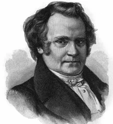 Carl (Karl) Leberecht Immermann (1796-1840) ドイツの詩人、小説家、判事の肖像。