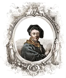 カルル・ファン・ロー（1705-1765）の肖像 フランスの画家。