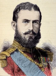 ルーマニアの王、シャルル1世（キャロル1世）（1839-1914）の肖像。