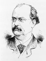 フランスの作曲家、シャルル・ルコック（1832〜1918）の肖像。