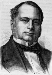 チャールズ・ヴァレッタ（？-1881）の肖像。19世紀末、H.Martinの「Histoire de France」に掲載されたエングレーヴィング。