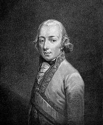 オーストリアの将軍チャールズ・オブ・ハプスブルク（Charles of Habsburg）、通称チャールズ大公（1771-1847）の肖像。