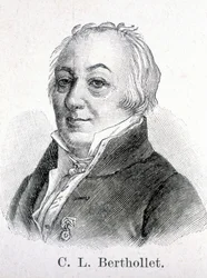 Claude Louis Comte Berthollet（1748 - 1822）フランスの化学者の肖像。