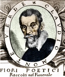 クラウディオ・モンテヴェルディの肖像は、1644年にヴェネツィアで出版された『Fiori poetici raccolti nel funerale del molto illustrious e molto reverendo Signor Claudio Monteverdi』の扉に描かれたものです。