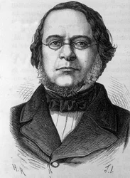イタリアの政治家、ダニエレ・マニン（1804-1857）の肖像。