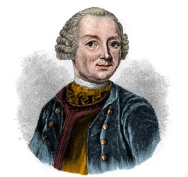 EWALD CHRISTIAN VON KLEIST（1715-1759）ドイツの詩人の肖像。